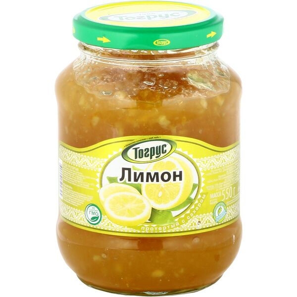 Лимон протертый с сахаром  