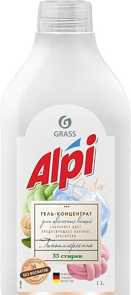 Гель для стирки Alpi Для цветного белья 1л