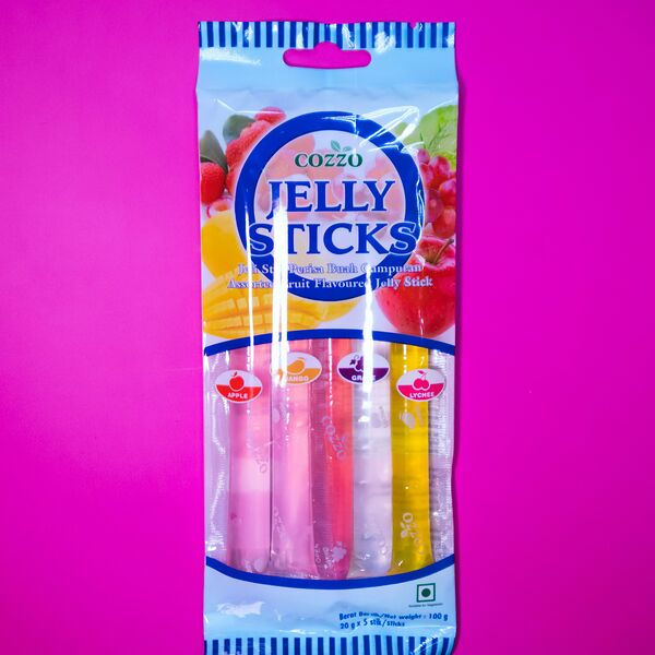 Палочки желейные фруктовое ассорти (манго, яблоко, виноград, личи) 