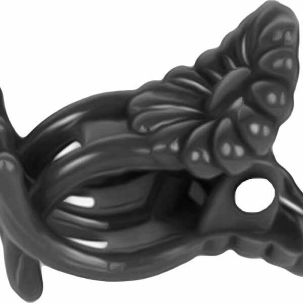 Клипса GARDEN SHOW  8х15х1,5 см черный