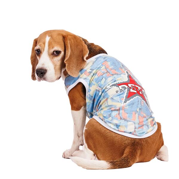 Футболка для собак 2XL голубой (унисекс)