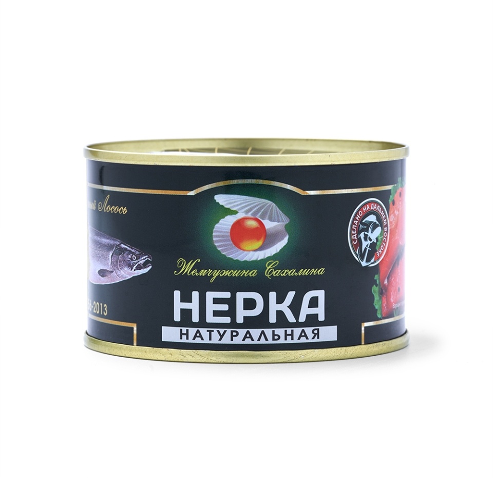 

Нерка куски натуральная Жемчужина Сахалина 227 г
