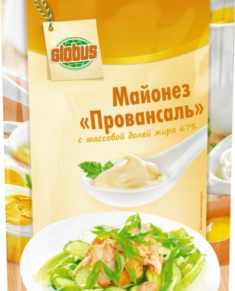 Майонез Глобус Провансаль 67%, 450 мл