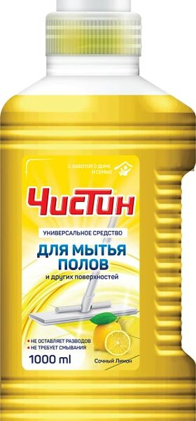 Средство для мытья полов Чистин Сочный лимон 1кг