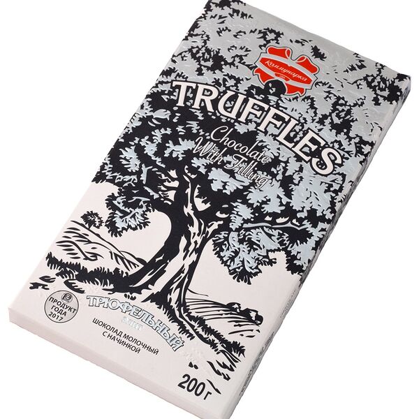 Шоколад молочный Коммунарка Трюфельный элит с начинкой