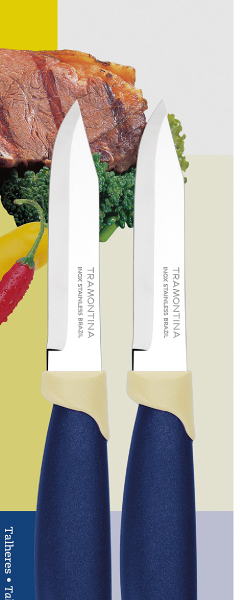 Нож для овощей Tramontina 7,5 см, 2 шт