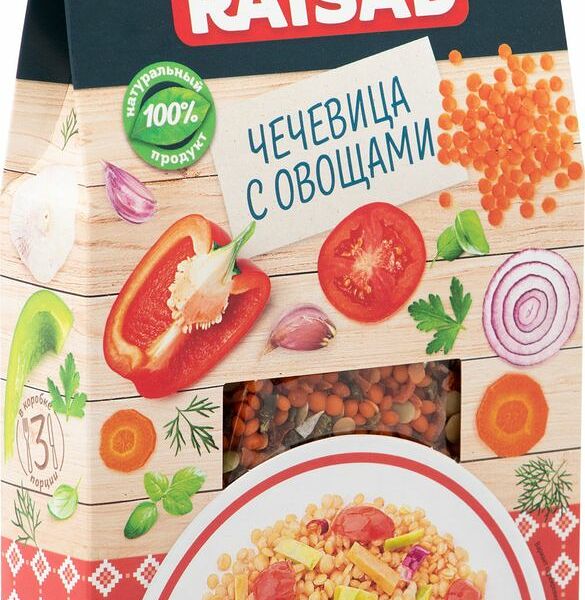Чечевица с овощами Raisad От Шеф-повара