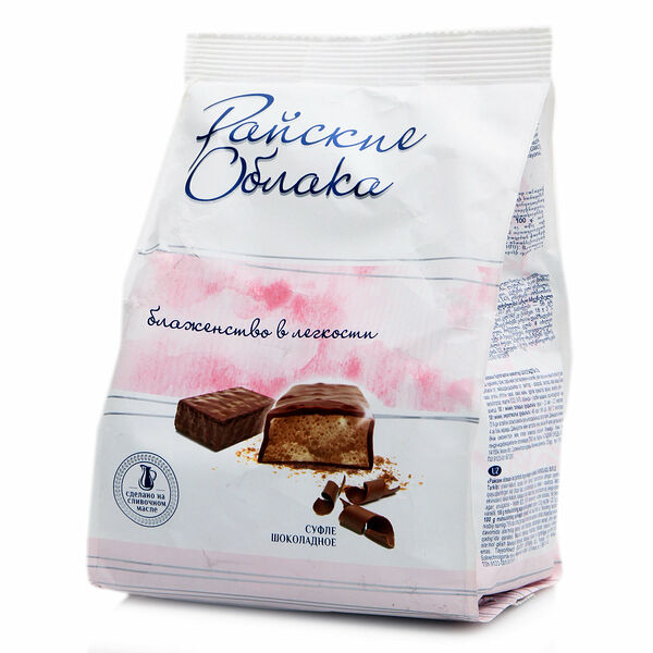 Конфеты Райские Облака Суфле шоколадное 200 г