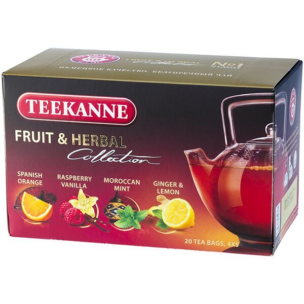 Чайный напиток Teekanne Fruit tea collection Фрукт Ассорти пак 20