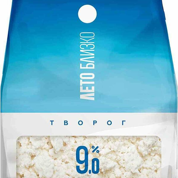 Творог рассыпчатый Лето близко 9% 400 г
