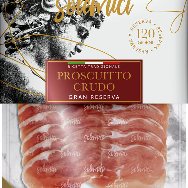 Сыровяленый окорок Prosciutto Crudo Solemici 70г