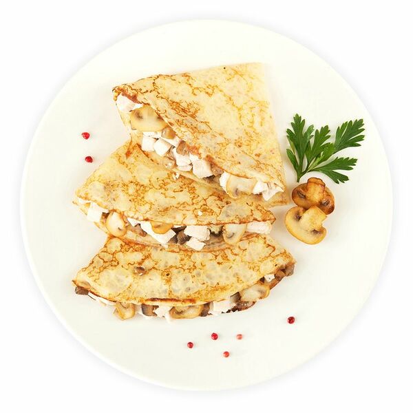 Блинчики с курицей и грибами Шеф Перекрёсток, 360г