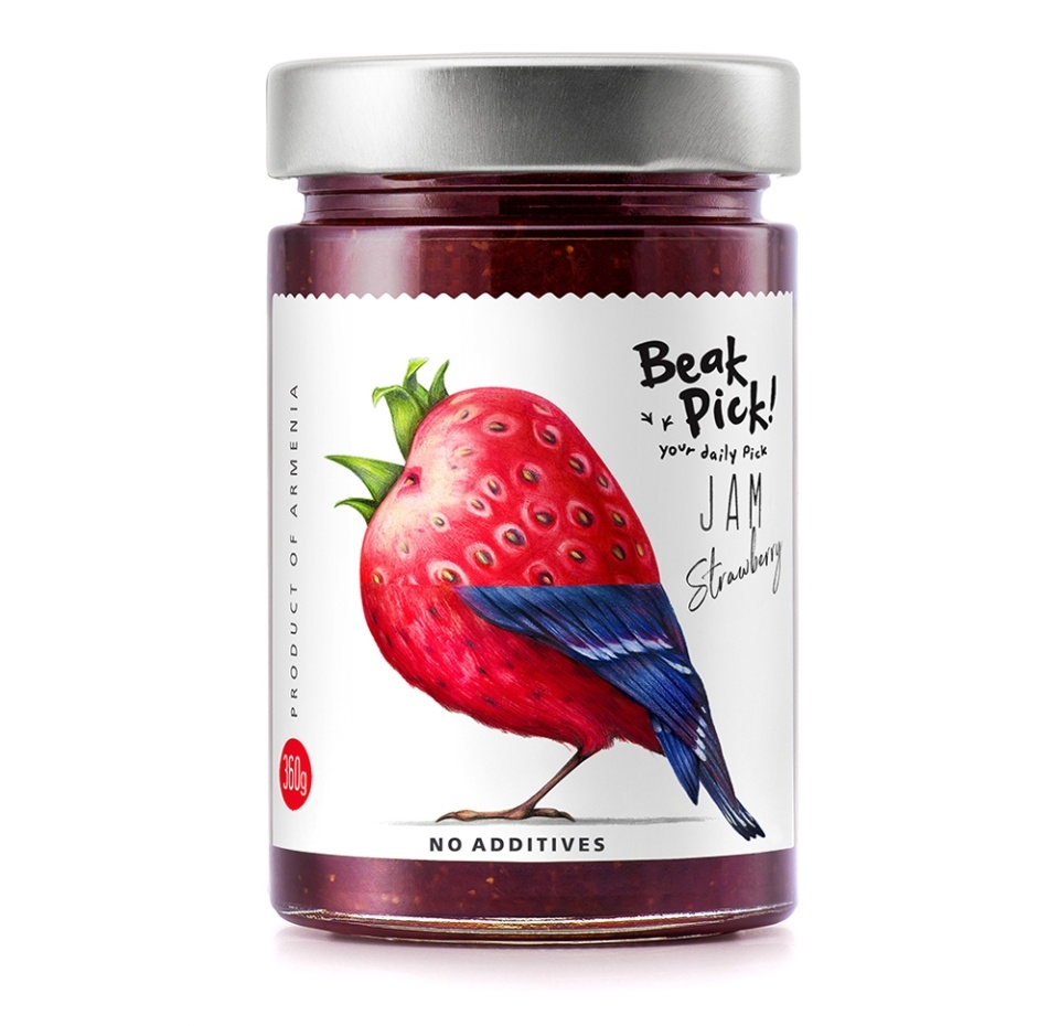 

Джем Beak Pick из клубники 360 г