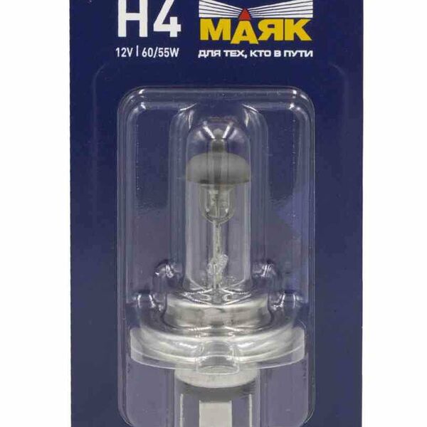 Лампа Н4 Маяк P43t Standart, 55 Вт
