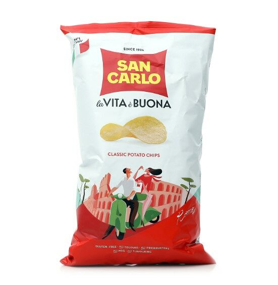 Чипсы картофельные San Carlo Classic без глютена