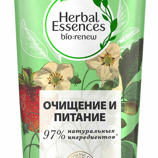 Бальзам для волос Herbal Essences Белая Клубника и сладкая мята Очищение и питание 275 мл