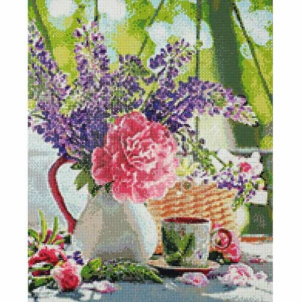 Cr 450074 Алмазная мозаика 'Утренний чай' Жанна Ячник, 40*50 см, Cristyle