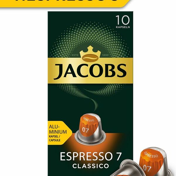 Кофе в капсулах Jacobs Espresso 7 Classico 10 шт