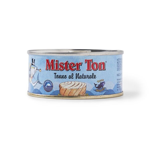 Тунец Mister Ton желтоперый Филе ломтики в собственном соку 160г, Италия