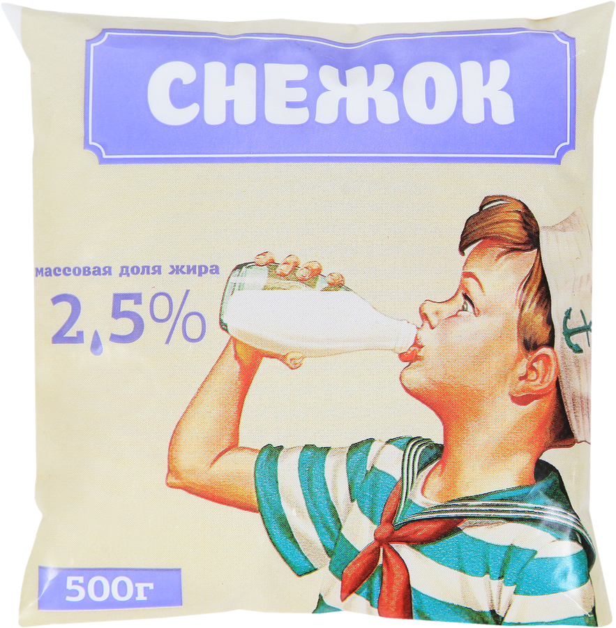 

Снежок СТМК НАДЕЖДА 2,5%, без змж, 500 г