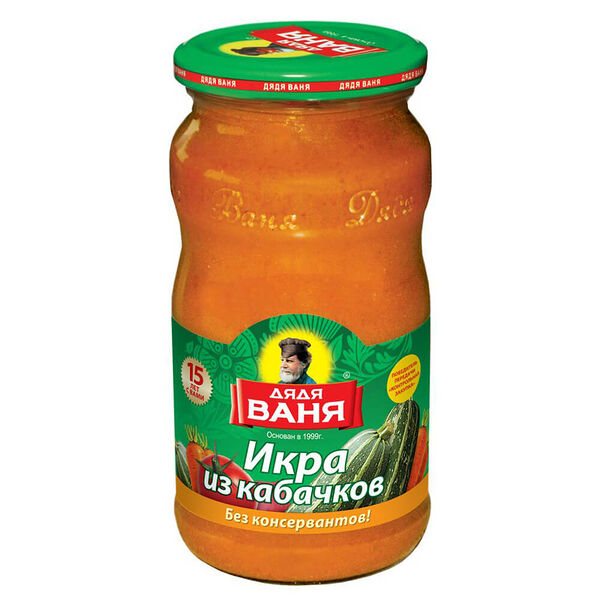 Икра кабачковая дядя ваня 460 г ст/б