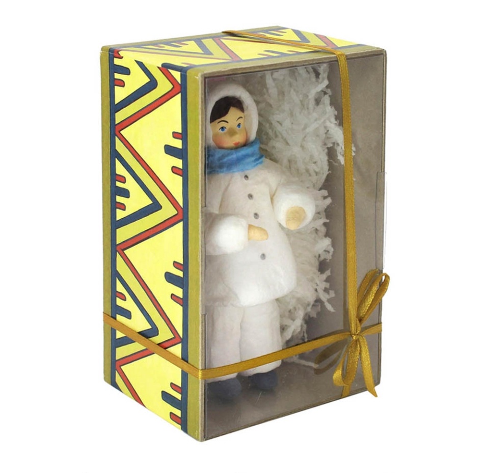 

Игрушка ватная Душистыя радости Мальчик-зайчик в подарочной коробке 12 см