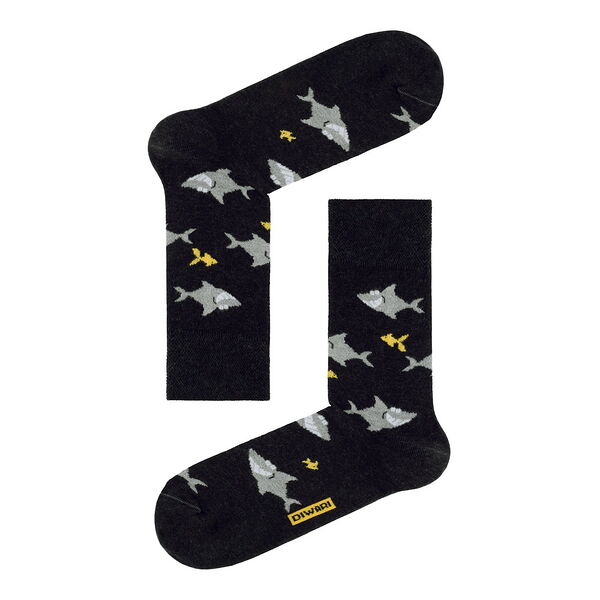 Носки мужские DiWaRi HAPPY, р.27, 058 черный