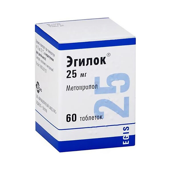 Egilok DHT 25мг N60