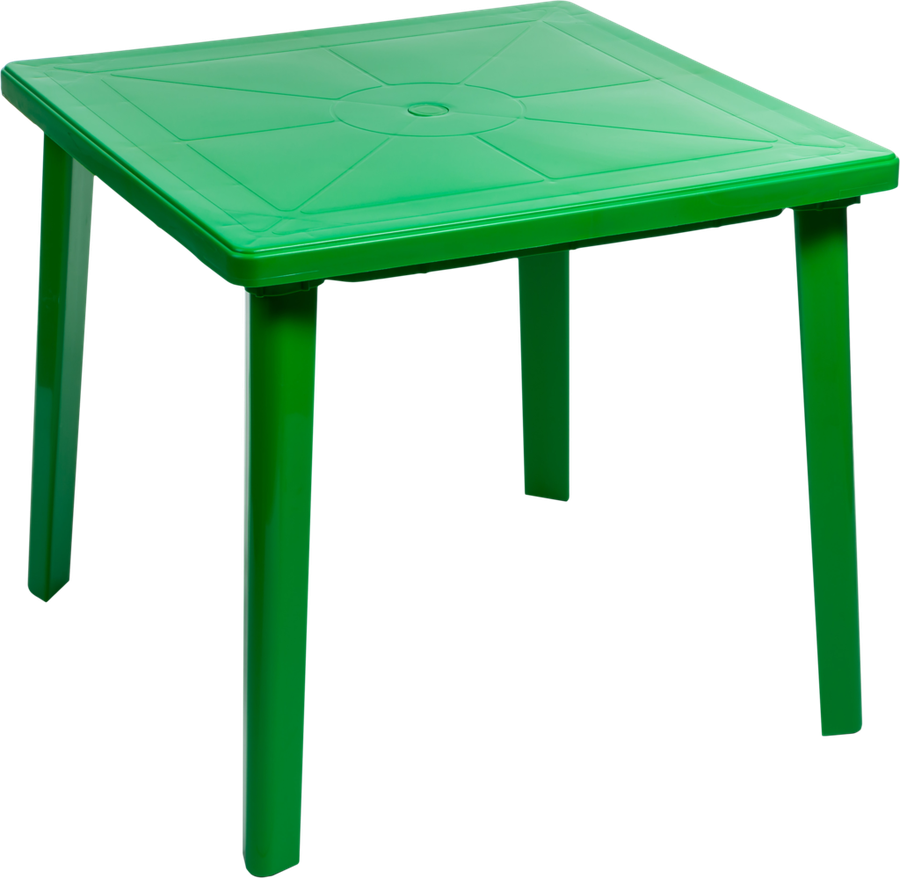 

Стол пластиковый Отличная Цена/365 Дней квадратный зеленый Арт. 130-0019