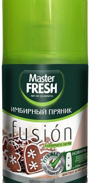 Сменный баллон Master Fresh Имбирный пряник освежитель воздуха 250мл