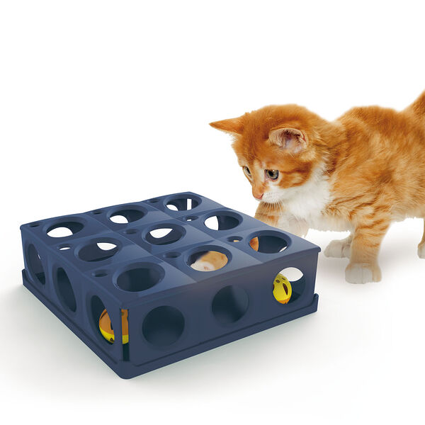 Трек с мячиками 25х25х9 см серый