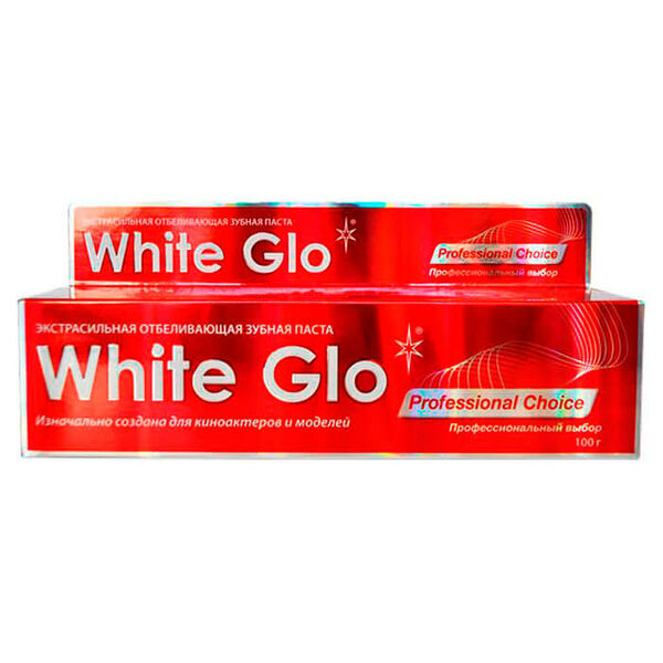 Зубная паста White Glo 24 г отбеливающая профессиональный выбор