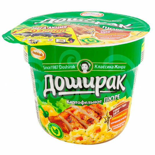 Пюре картофельное б/п Доширак 40гр Вкус курицы пл/ст