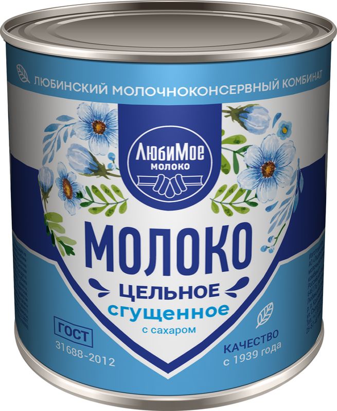 

Молоко Любимое молоко сгущеное с сахаром 380 г