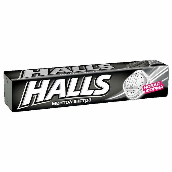 Halls Леденцы ментол экстра 1 уп 24.5 г
