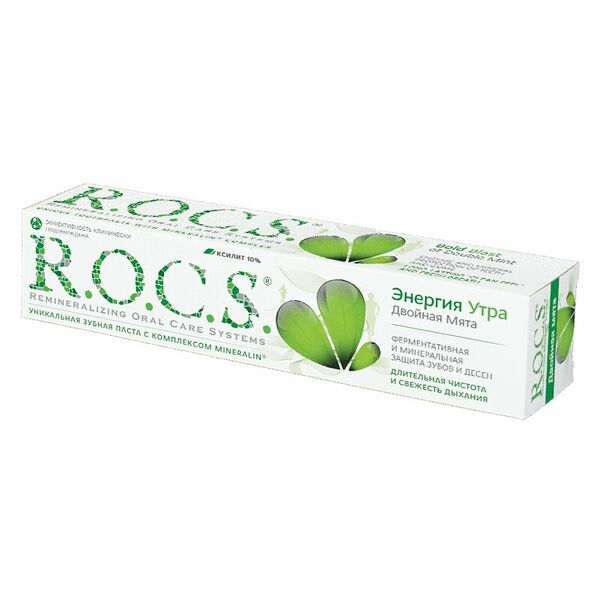 Зубная паста Рокс Двойная мята