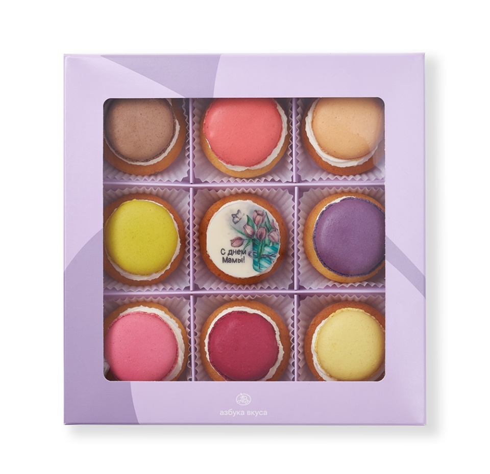 

Набор пирожных От шеф-кондитера АВ капкарон «С Днём мамы» 9 шт., 300 г