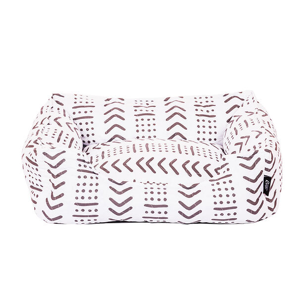 Лежак для кошек и собак мелких и средних пород Rurri, 60х45х20 см, белый