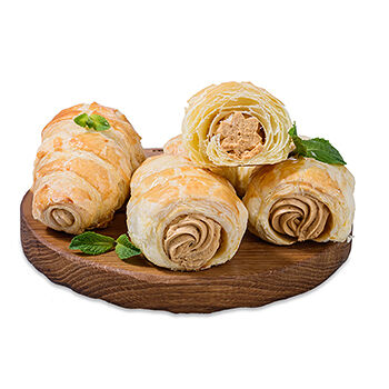 Пирожное «Трубочка с варёной сгущёнкой» от шеф-кондитера, 80 г 