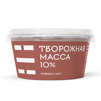 Масса творожная Братья Чебурашкины с изюмом 10% 