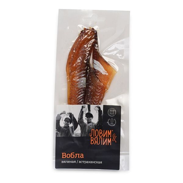 Вобла вяленая филе, «Ловим & Вялим», 40 г, Россия