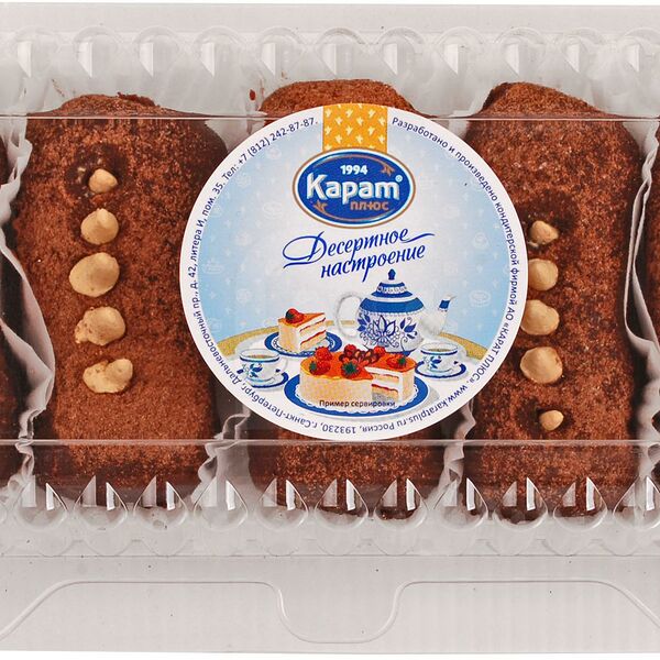 Пирожное Карат Плюс картошка