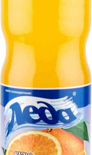 Напиток Лимонад со вкусом апельсина ТМ Леда