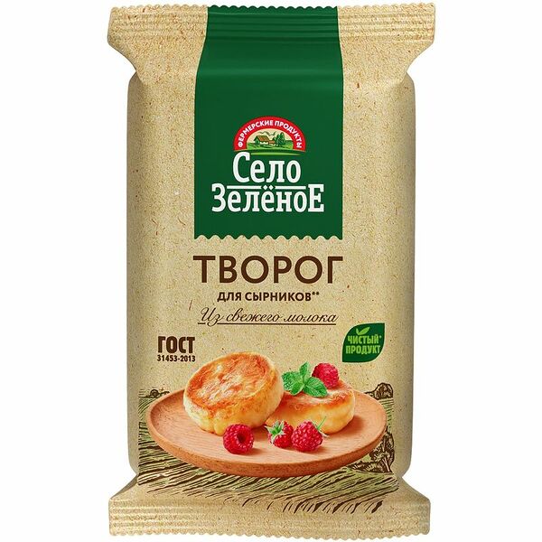 Творог Село Зеленое 5% 200г