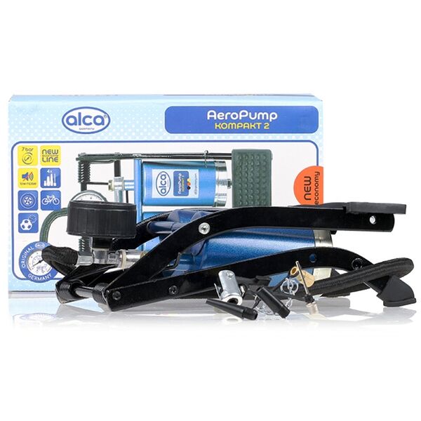 Насос ножной с манометром 7бар  ALCA 202/2