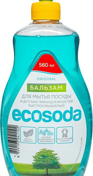 Бальзам Ecosoda Original для мытья посуды и детских принадлежностей 560мл