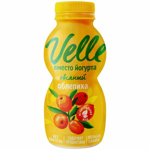 Продукт овсяный Velle Облепиха питьевой, 230мл
