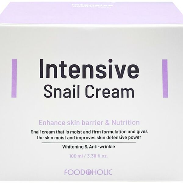 Крем для лица Food A Holic антивозрастной функциональный с муцином улитки 100мл