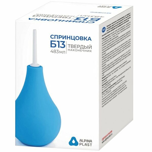 Спринцовка Альпина Пласт Б-13 483 мл твердый наконечник