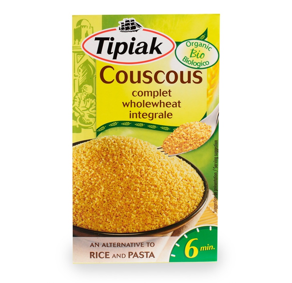 

Кускус Tipiak цельный БИО Epicerie sas 400 г